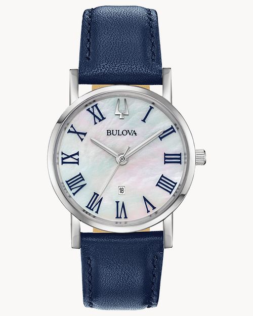 Bulova American Clipper White Mother of Pearl Dial Watch Bulova